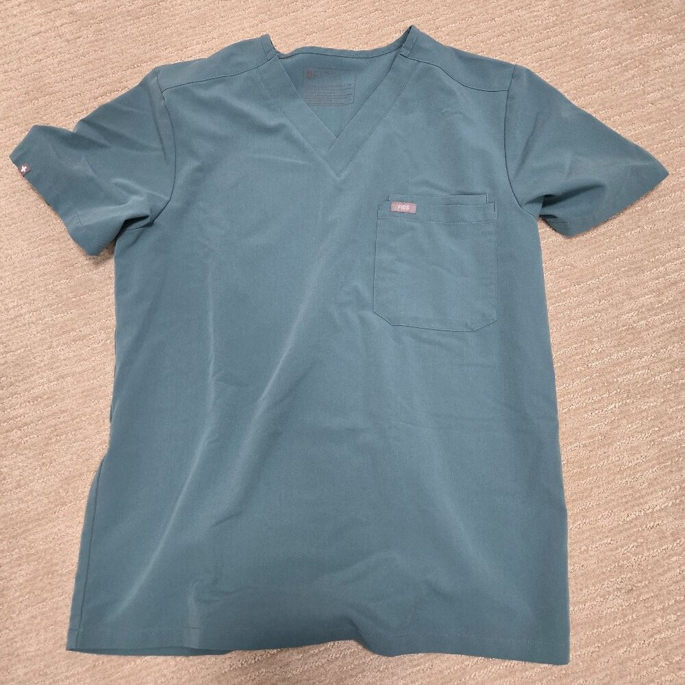 Figs Leon Scrub Top Men's Size M Hydrogreen